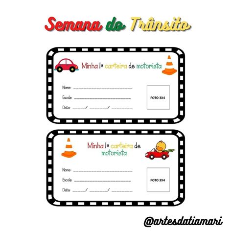 Minha primeira CNH | Semana do trânsito, Escola, Trânsito