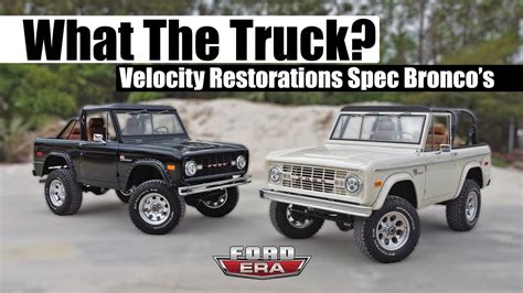 Coyote Powered Spec Broncos By Velocity Restorations What The Truck