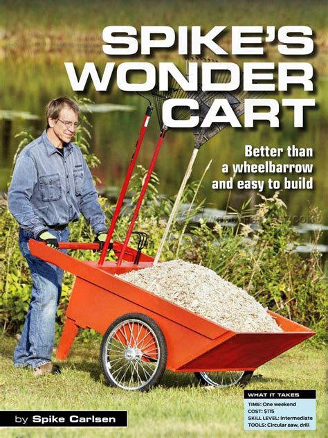 3137 Diy Garden Cart Outdoor Plans Woodworkingforkids