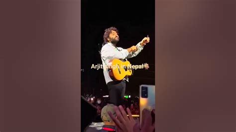 Arjit Singh Live Concertin Kathmandunepalarjitsingh Shortsfeed Youtube