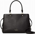 kate spade handbag purse Leila medium triple compartment satchel in ...
