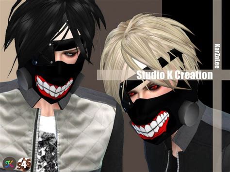 Studio K Creation Tokyo Ghoul Face Mask Sims 4 Downloads