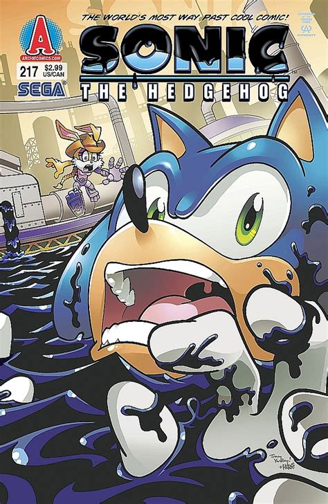 Hedgehogs Cant Swim Sonic The Hedgehog Issue 217