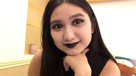 Amateur Goth Makeup Look Micahthepanda Youtube