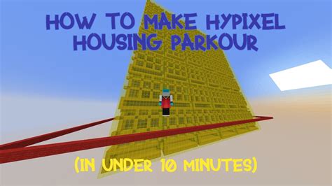 Guide How To Make A Hypixel Housing Parkour Map Under 10 Minutes