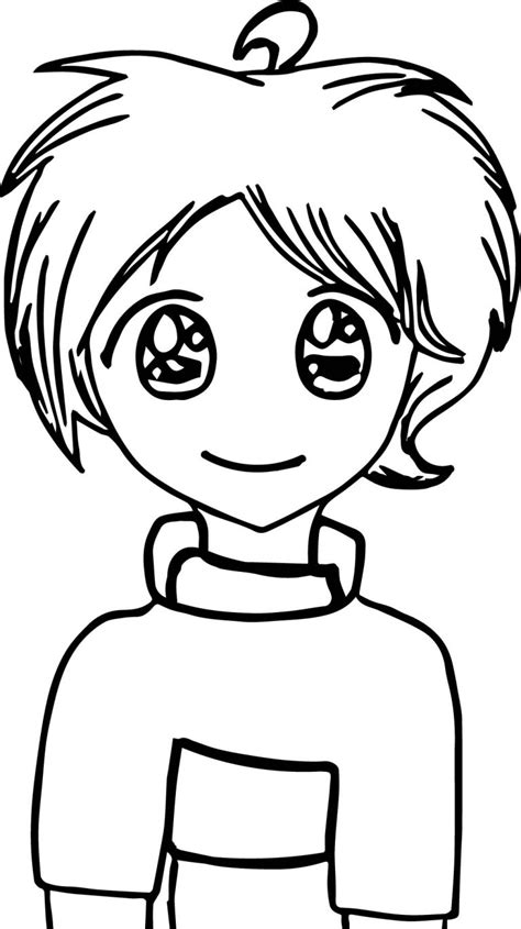 Anime Tyler From Supernoobs Coloring Page Wecoloringpage The