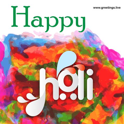 Happy Holi Wishes  Greetings From Greetings Live