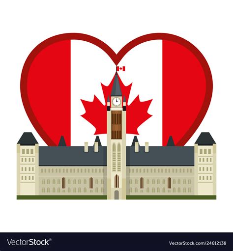 Canadian Parliament Flag