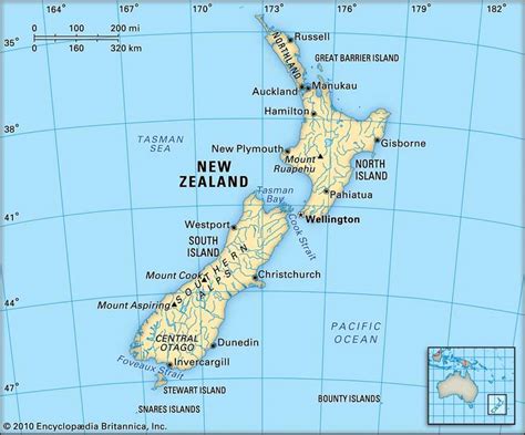 Geography Blog Map Of New Zealand