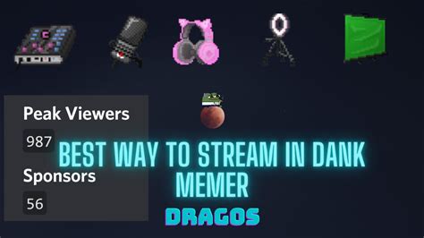 Best Way To Stream In Dank Memer And How To Get Streaming Items 2 In