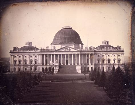 A Look At The Capitol Building In 1846 Through John Plumbes Photograph