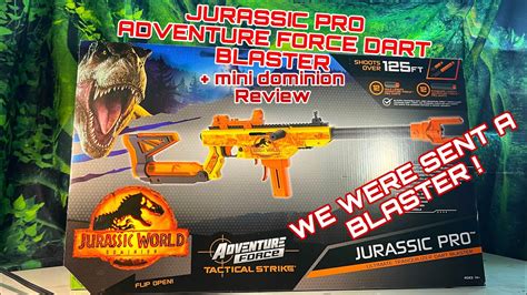 Jurassic World Dominion Jurassic Pro Dart Blaster Adventure Force Toy