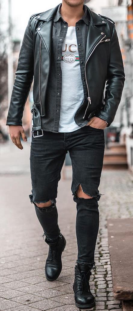 Looks All Men With A Bad Boy Spirit Should Try Out Street Edgy Bad Boy