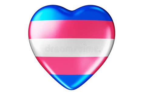 Transgender Flag With Growth Bar Graph And Pie Chart 3d Rendering Stock Illustration