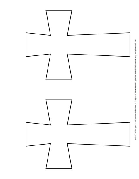 Puffy Cross Template Heart Shapes Template Shape Templates Templates