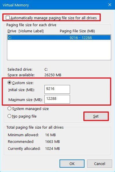 How To Change Virtual Memory Size On Windows 10 Windows Central
