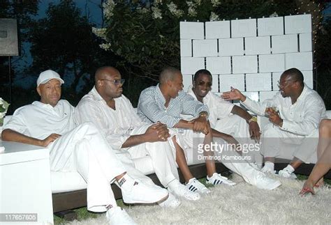 Russell Simmons Steve Stoute Jay Z Sean Diddy Combs And Andre
