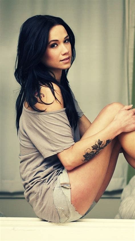Free Download Sexy Girl Tattoo On Forearm 640x1136 For Your Desktop