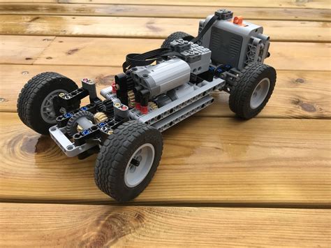 Lego Moc Simple Lego Technic Rc Awd Chassis By Manos Lc Rebrickable