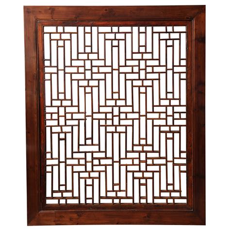 Chinese Lattice Panel At 1stdibs