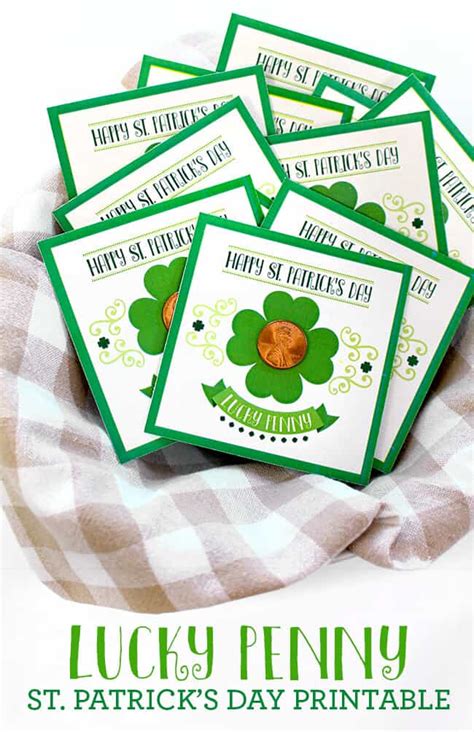 st patricks day lucky penny printable popsicle blog