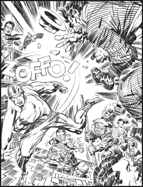 Capns Comics Pencils By Jack Kirby