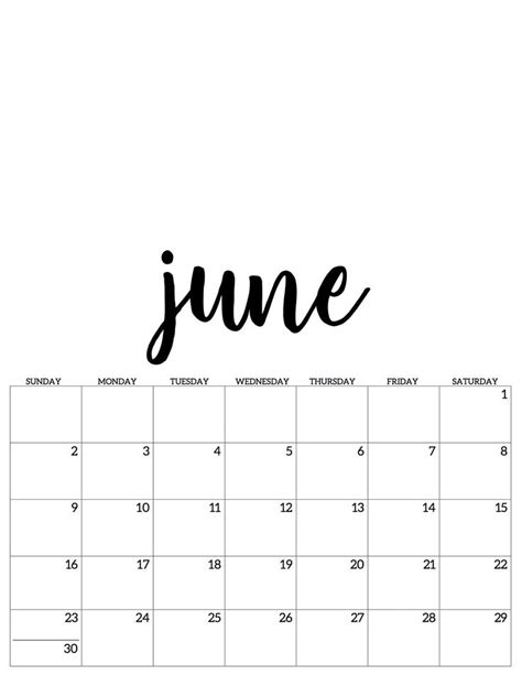 June July Kalender Calendar 2019 June Calendar Printable Calendar
