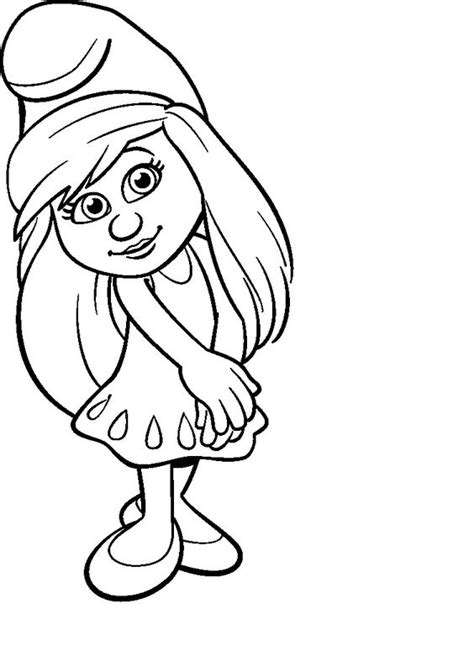 We have 10 colouring pages in this category. Smurfette Beautiful | Smurfs Coloring Pages | Pinterest ...