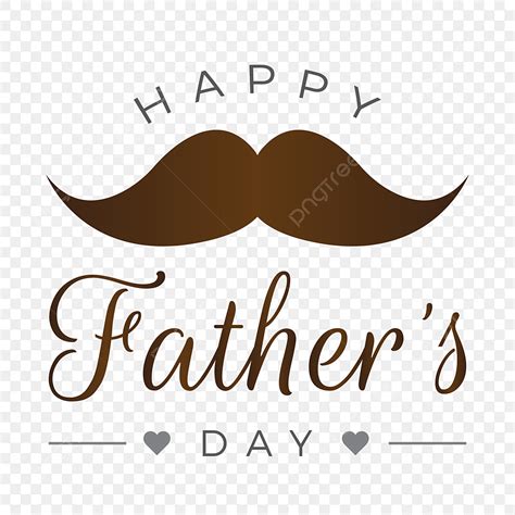 Creative Happy Fathers Day With Moustache Vector Day Fathers Happy