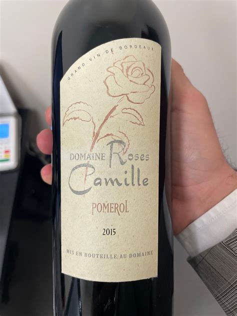 2015 Domaine Roses Camille Kosher France Bordeaux Libournais
