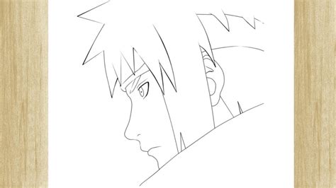 How To Draw Minato Namikaze From Naruto Shippuden Como Desenhar O