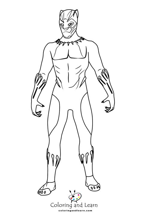 Black Panther Coloring Pages 2023 Coloring And Learn