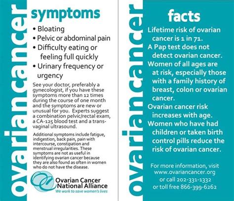 Certain symptoms, such as bloating and pelvic pain, are commonly caused by a number of. Pin by Casi Russo on Ovarian Cancer Awareness | Pinterest