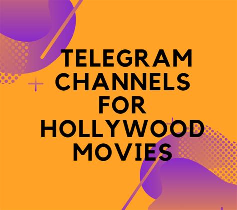 It gives you a free access to a great number of hollywood, bollywood, south indian movies and anime. 10+ Best Telegram Channels For Hollywood MoviesUpdated 2020