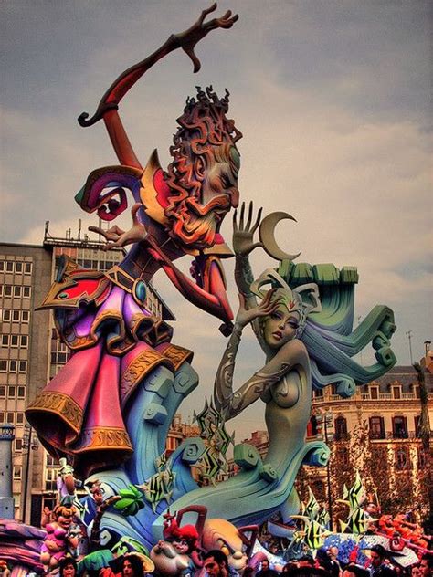 Fallas De Valencia España Festivals Around The World Street Art