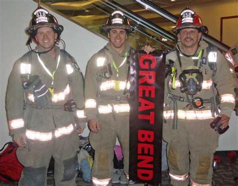 Firefighters Climb 110 Flights Of Stairs For 911 Tribute Great Bend