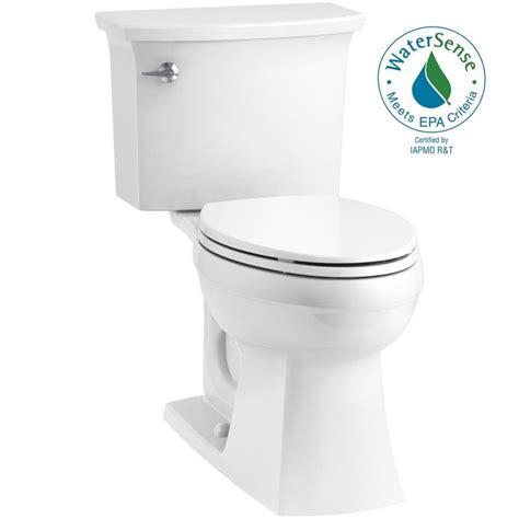 Kohler Elmbrook 2 Piece 128 Gpf Single Flush Elongated Toilet In White