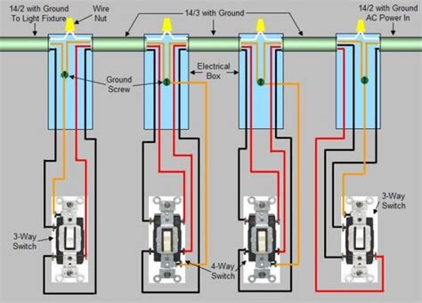 How To Wire 4 Lights To One Switch Diagram How To Wire A 4 Way Switch