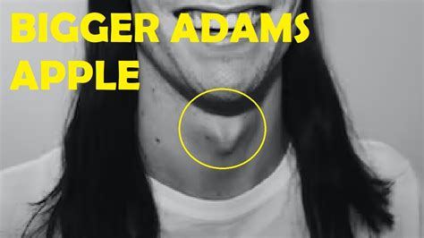 how to get a bigger adam s apple in 3 minutes youtube
