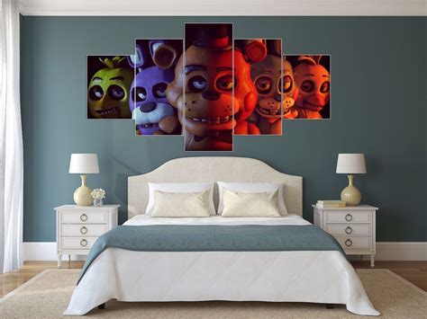 Five Nights At Freddys Wall Art Ebay Bedroom Decor Room Makeover