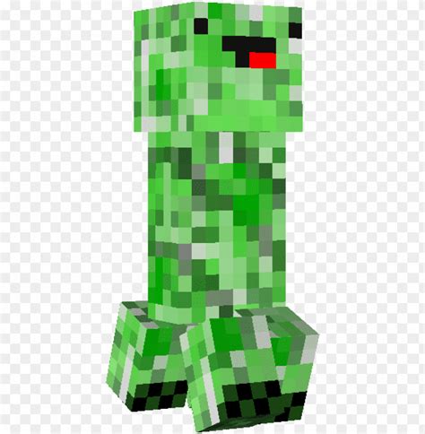 Creeper Derp Photo Minecraft Skin Real Creeper Png Image With