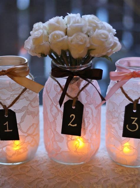 10 Pretty Mason Jar Centerpiece Ideas For Weddings 2024