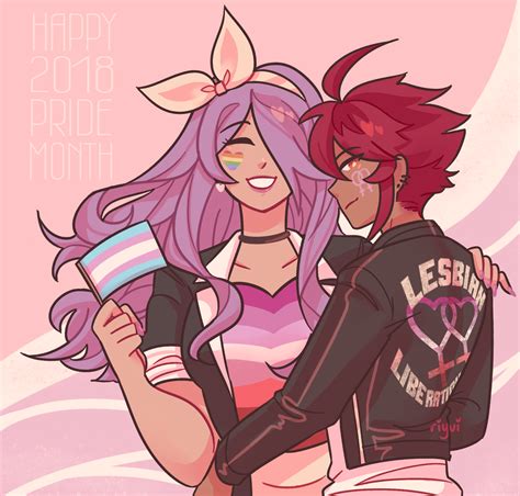 Happy pride to all the brothers, sisters and all those who identify outside and between the spectrum~ ♥ also to all those who love and befriend us as well! kickin off pride month with my fave fe fates lesbians ...