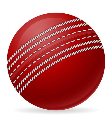 Cricket Ball For A Sports Game 1760875 Vector Art At Vecteezy