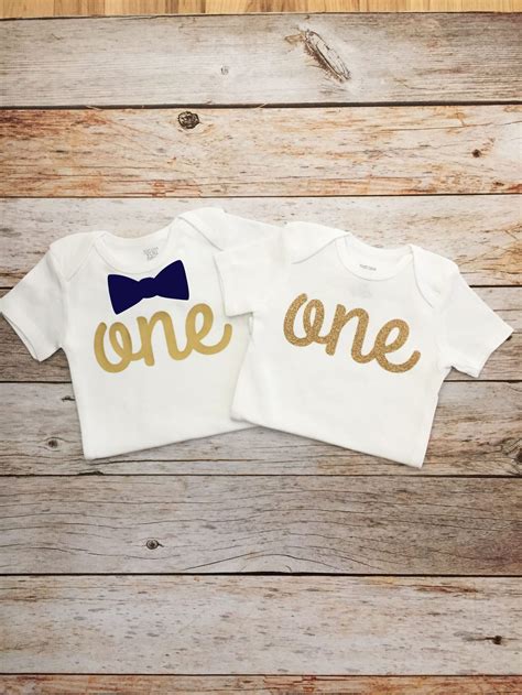 Twin Birthday Shirts Customize Your Colors Twins First Etsy