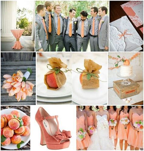Peach Wedding Peach Color Schemes Wedding Themes Spring Wedding Themes