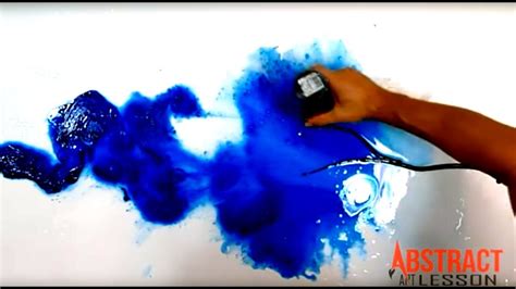 Painting Blue Tree In One Minute Youtube