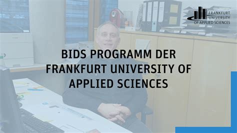 Bids Programm Der Frankfurt University Of Applied Sciences