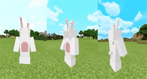 3d Rabbit Costumes Minecraft Pe Mods And Addons