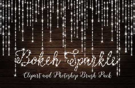 Bokeh String Lights Clipart And Photoshop Brushes By Digitalcurio On